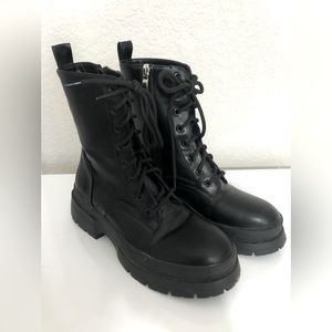 Black Combat boots